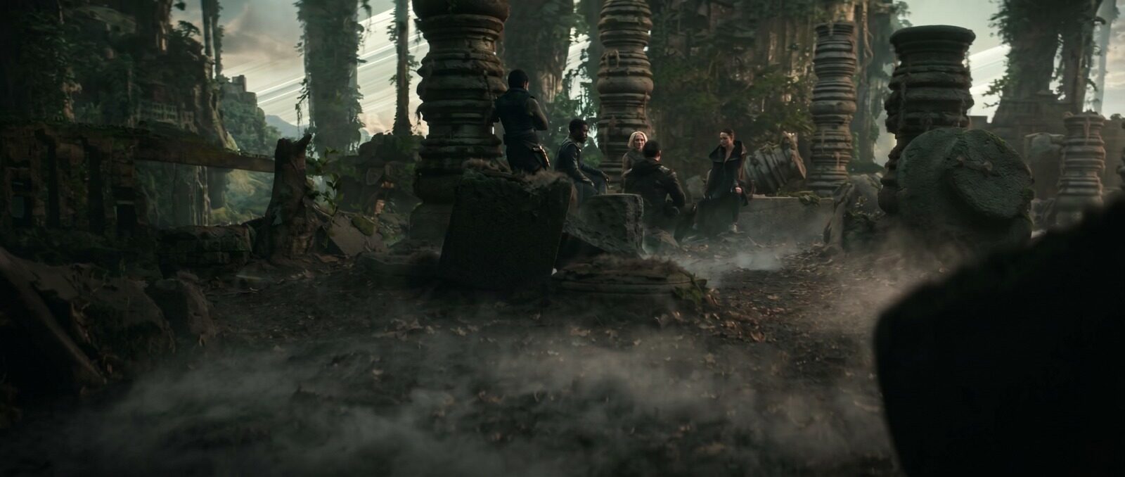 Jungle ruins virtual-production environment